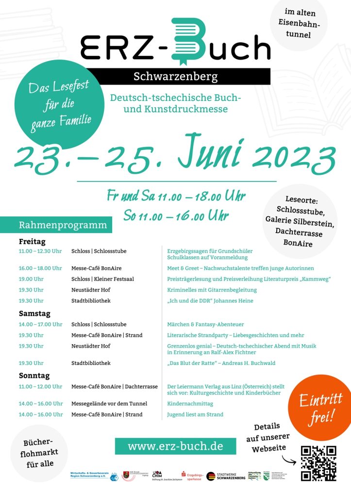 Buchmesse ERZ-Buch Schwarzenberg 2023 – Plakat